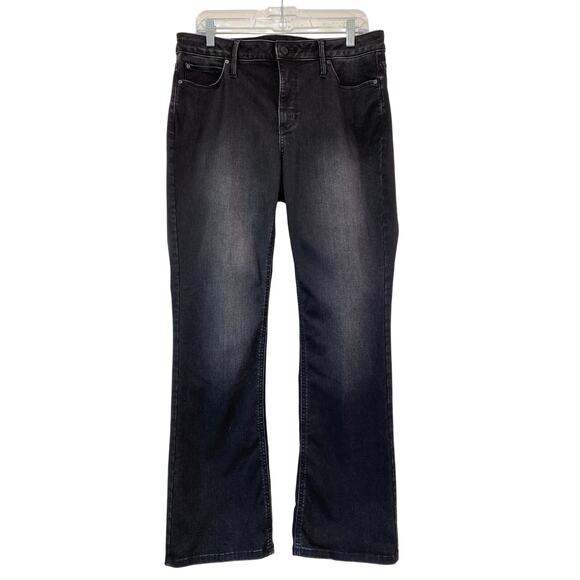 Simply Vera Vera Wang Mid Rise Bootcut Jeans Size 14 Black Denim Normcore Casual - Picture 1 of 7